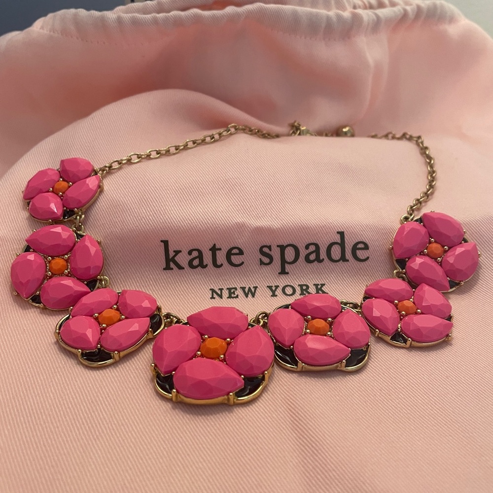 Kate Spade flower necklace